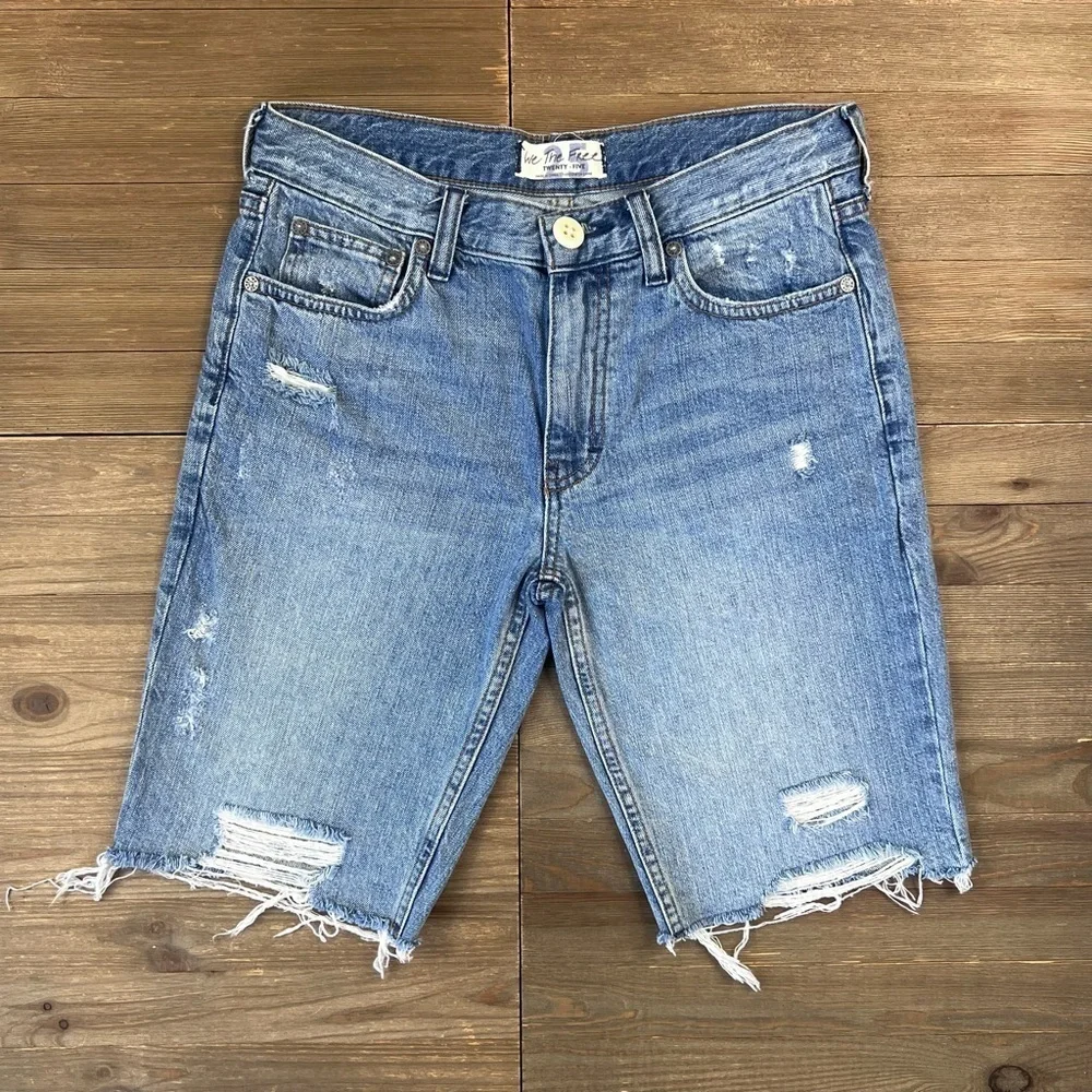 Free People Caroline Cutoff Denim Shorts